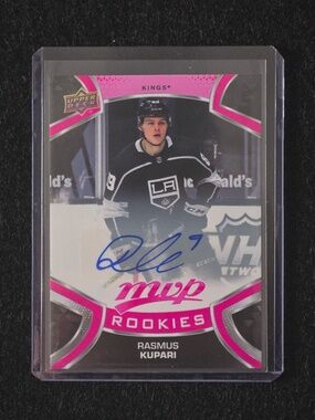 👑 Rasmus Kupari 2021-22 MVP Hockey #247 Magenta Autograph 👑